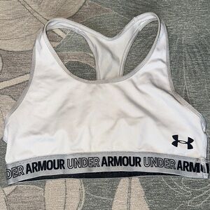 Under Armour - Youth Large Sports Bra. White. Used - good condition.